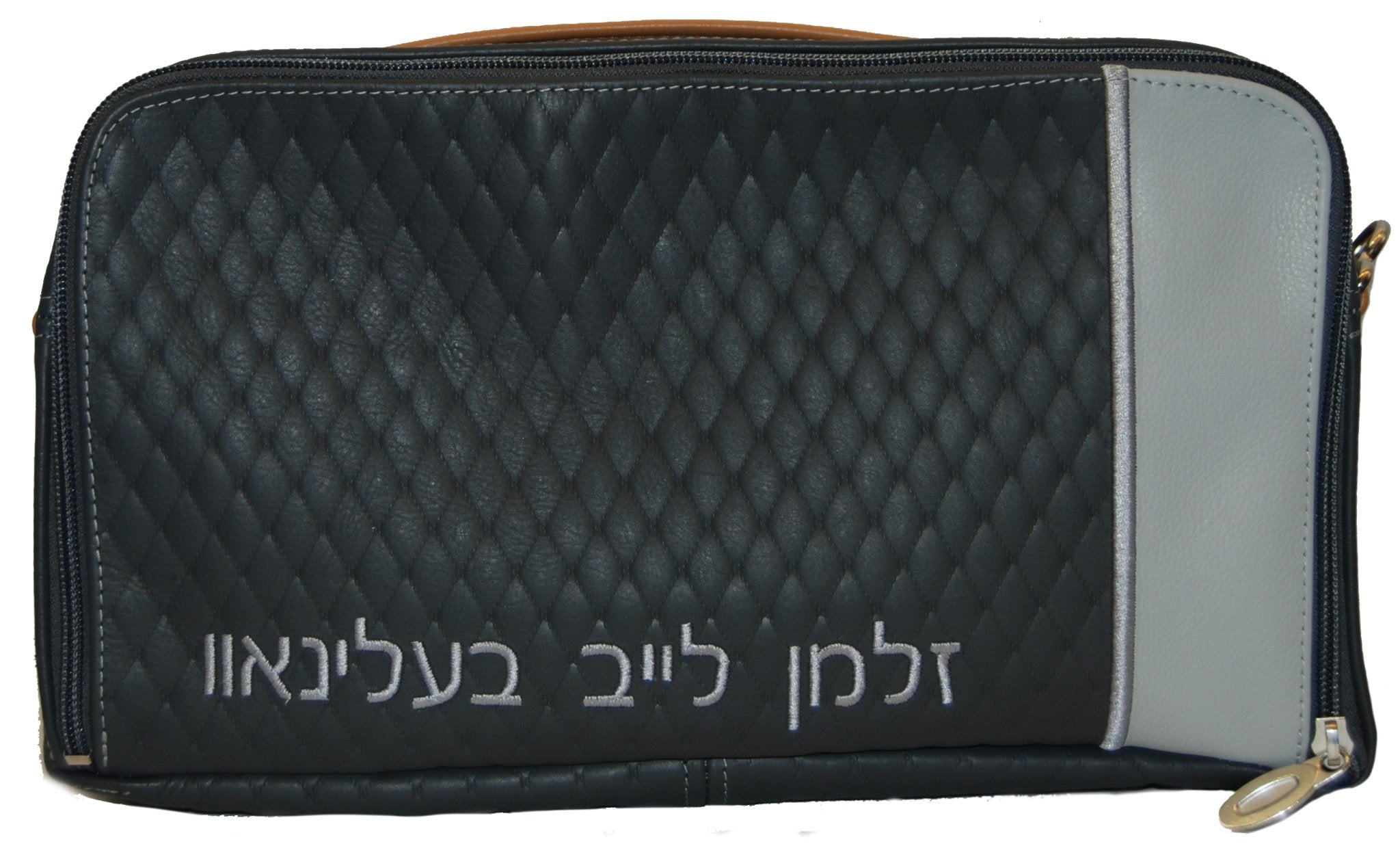 2 leathers combined with a connecting stitch - Simcha Couture