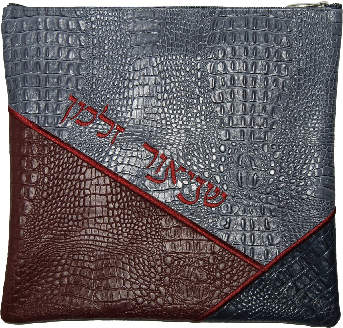 3 unique sized leather pieces with an angle cut - Simcha Couture