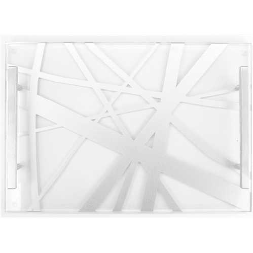 Challah Board Silver stripes