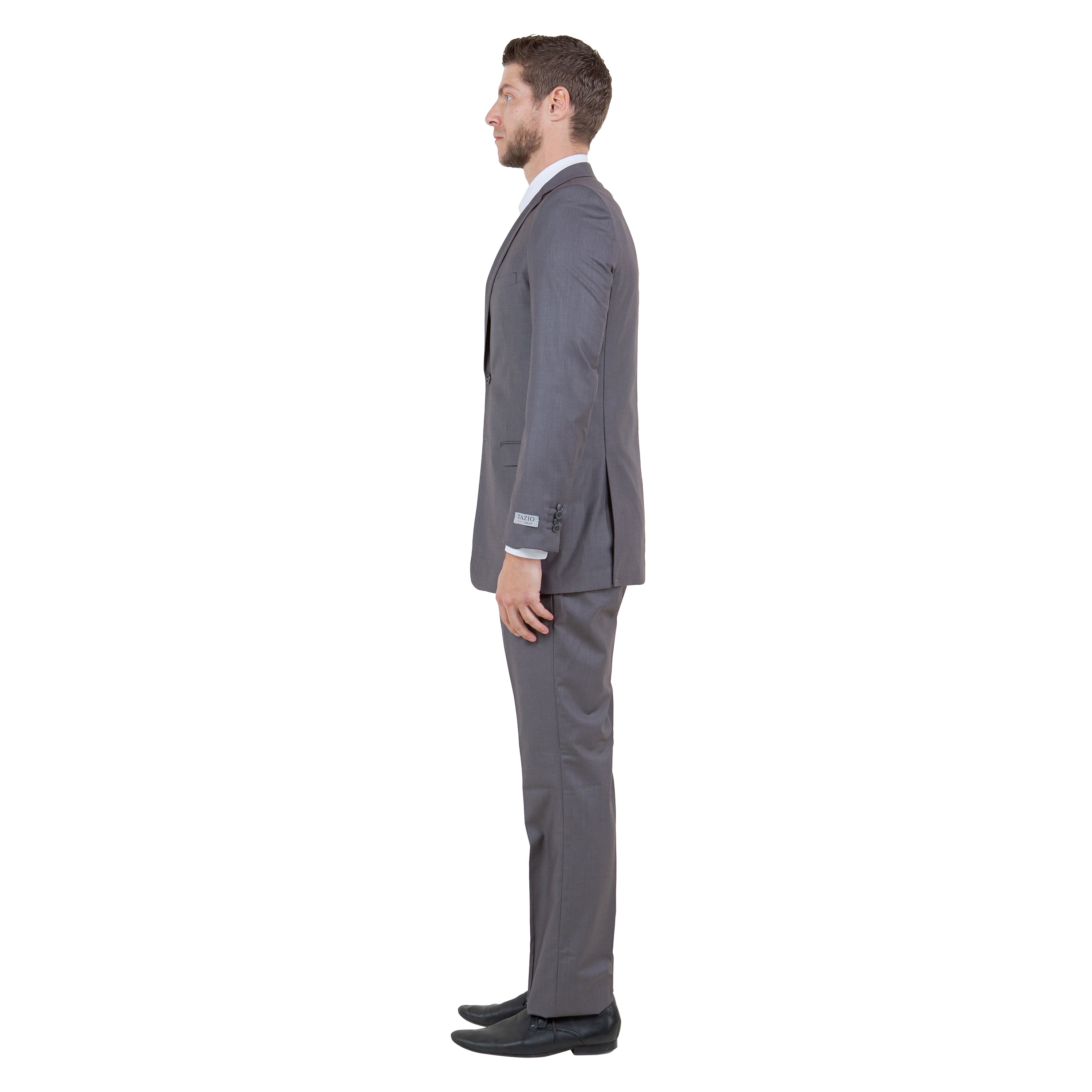 Men's Slim-Fit 3pc Suit, Notch Lapel