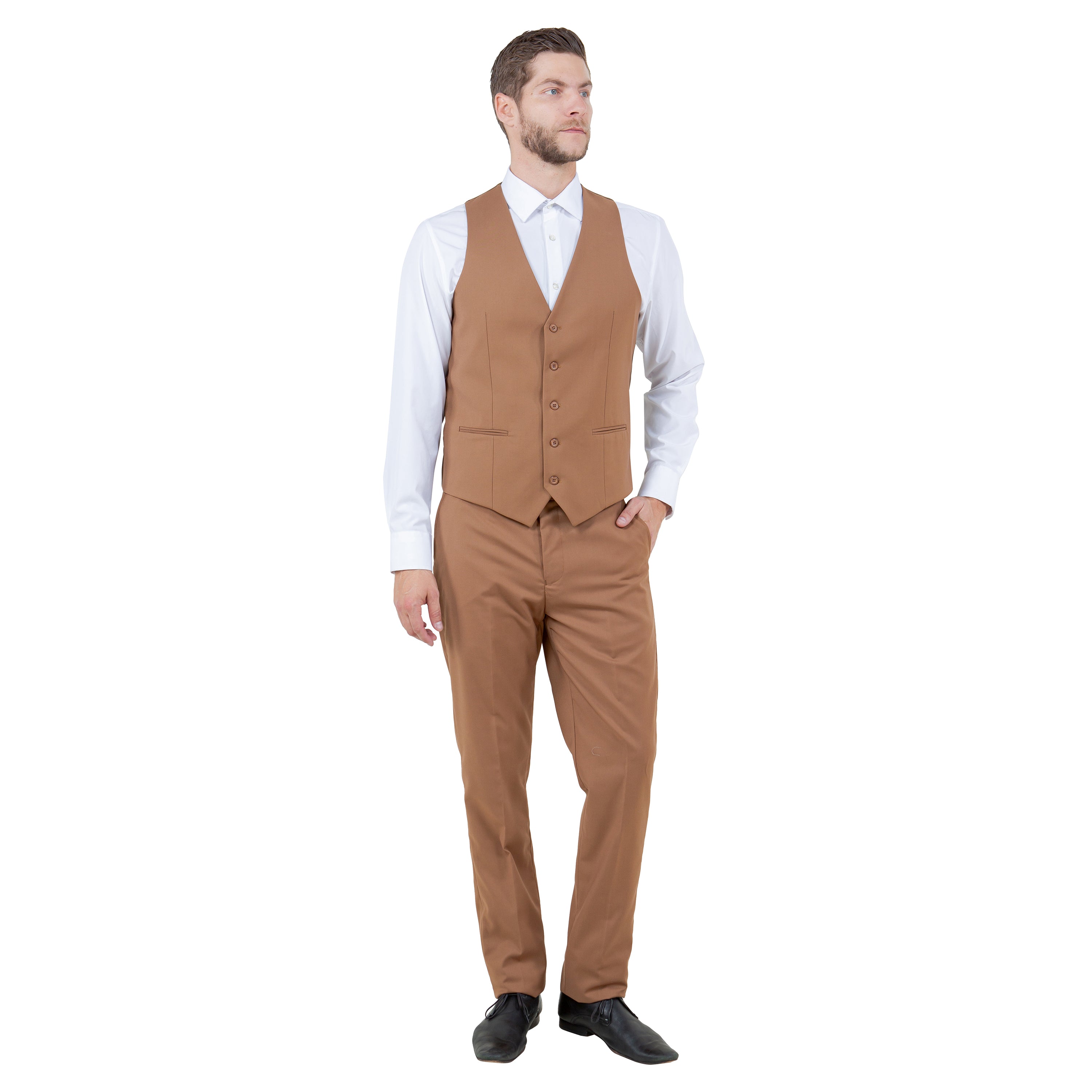Men's Slim-Fit 3pc Suit, Notch Lapel