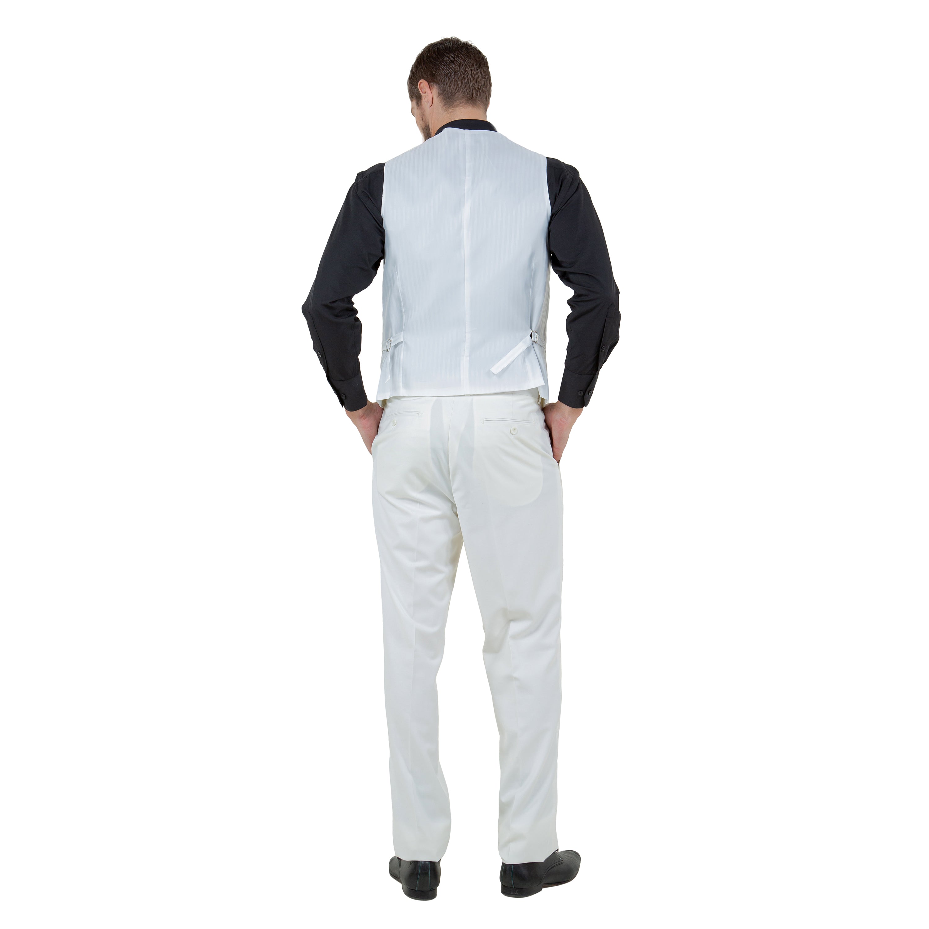 Men's Modern-Fit 3-Piece Suit Set w/ Jacket, Vest and Pants