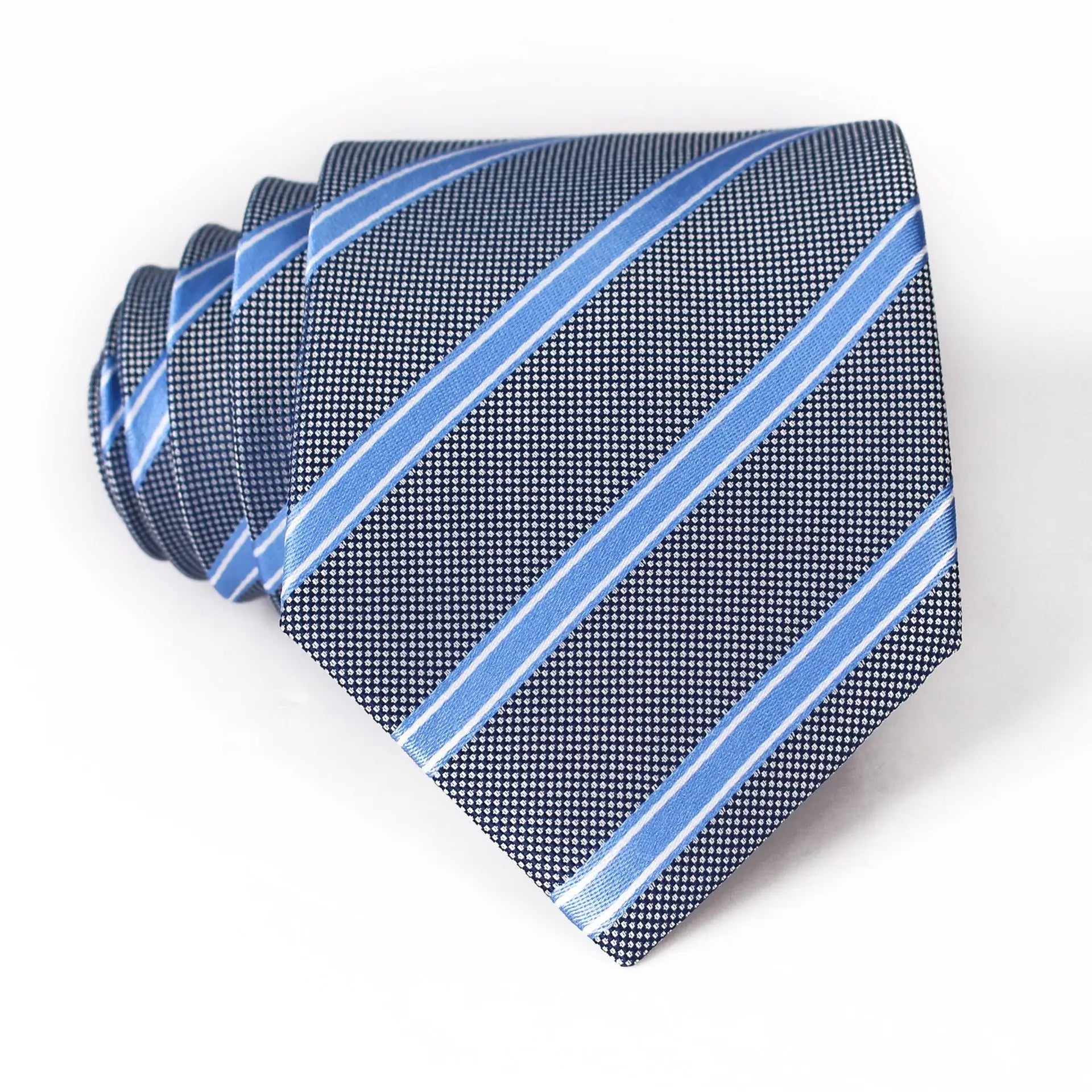 Blue Stripe tie 8cm