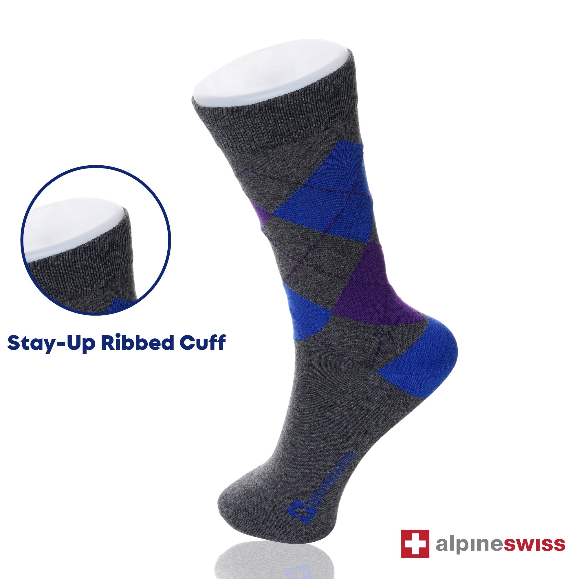 Alpine Swiss Mens Dress Sock Variety - Simcha Couture