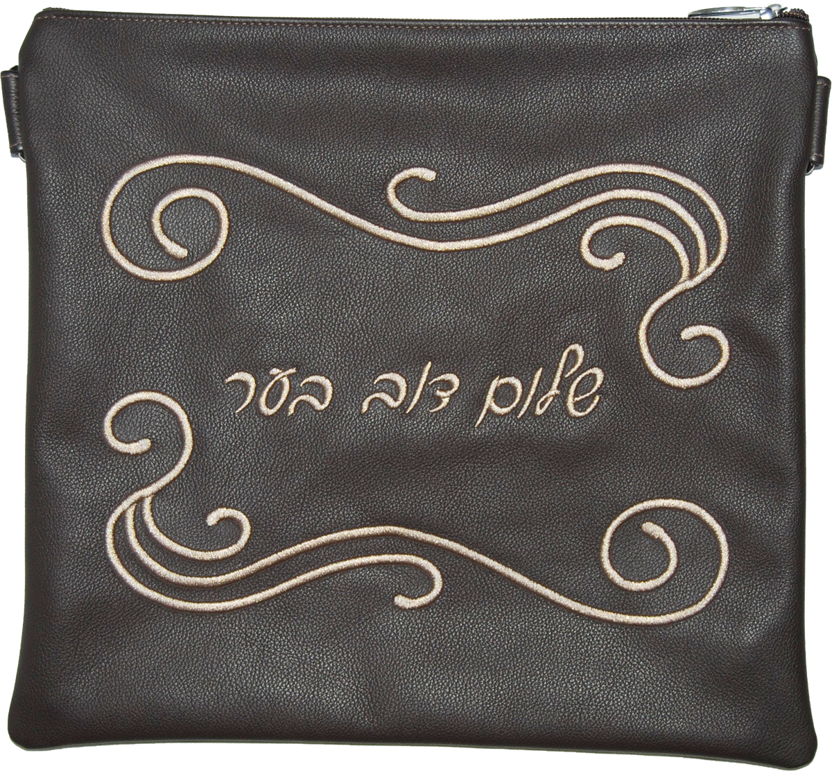 Simple swirl Tallis and tefillin bag design