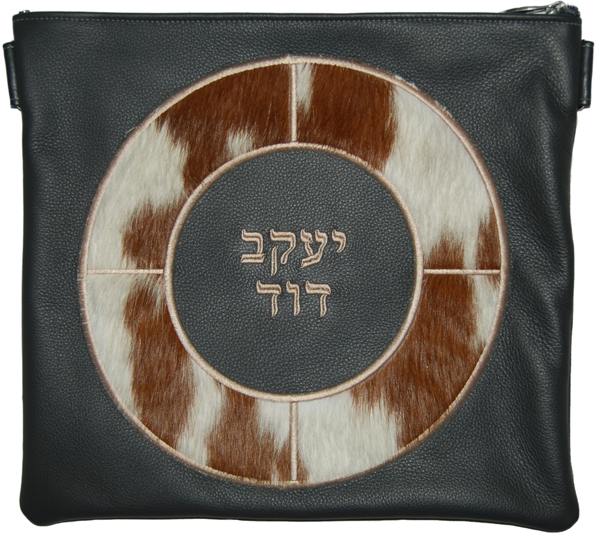 Hair on Hide Circle on Leather