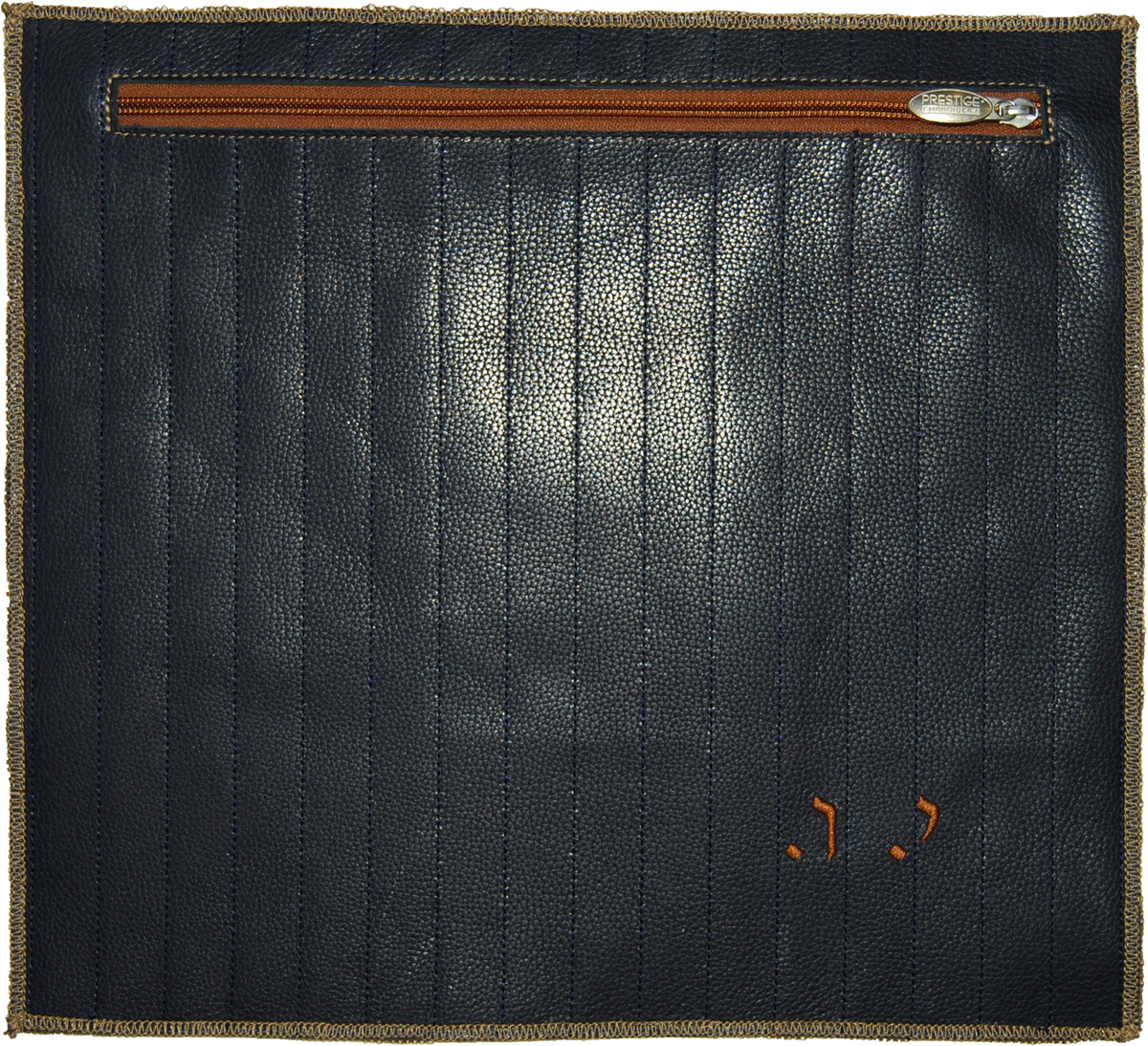 Overlock Stitching Finish with pinstripe design