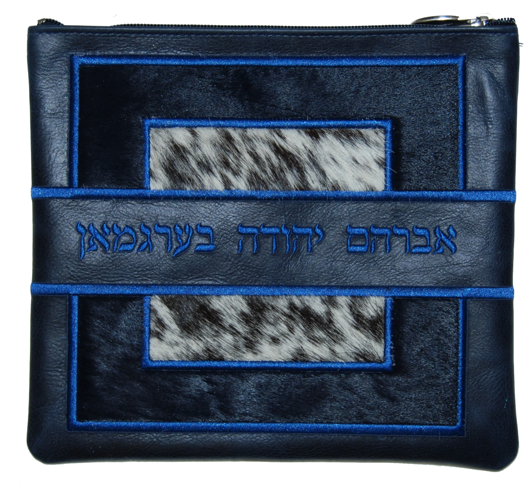 Square & Rectangle Color block with Hair on Hide