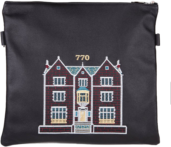 Classic Leather Tallis and Teffilin Bag 770