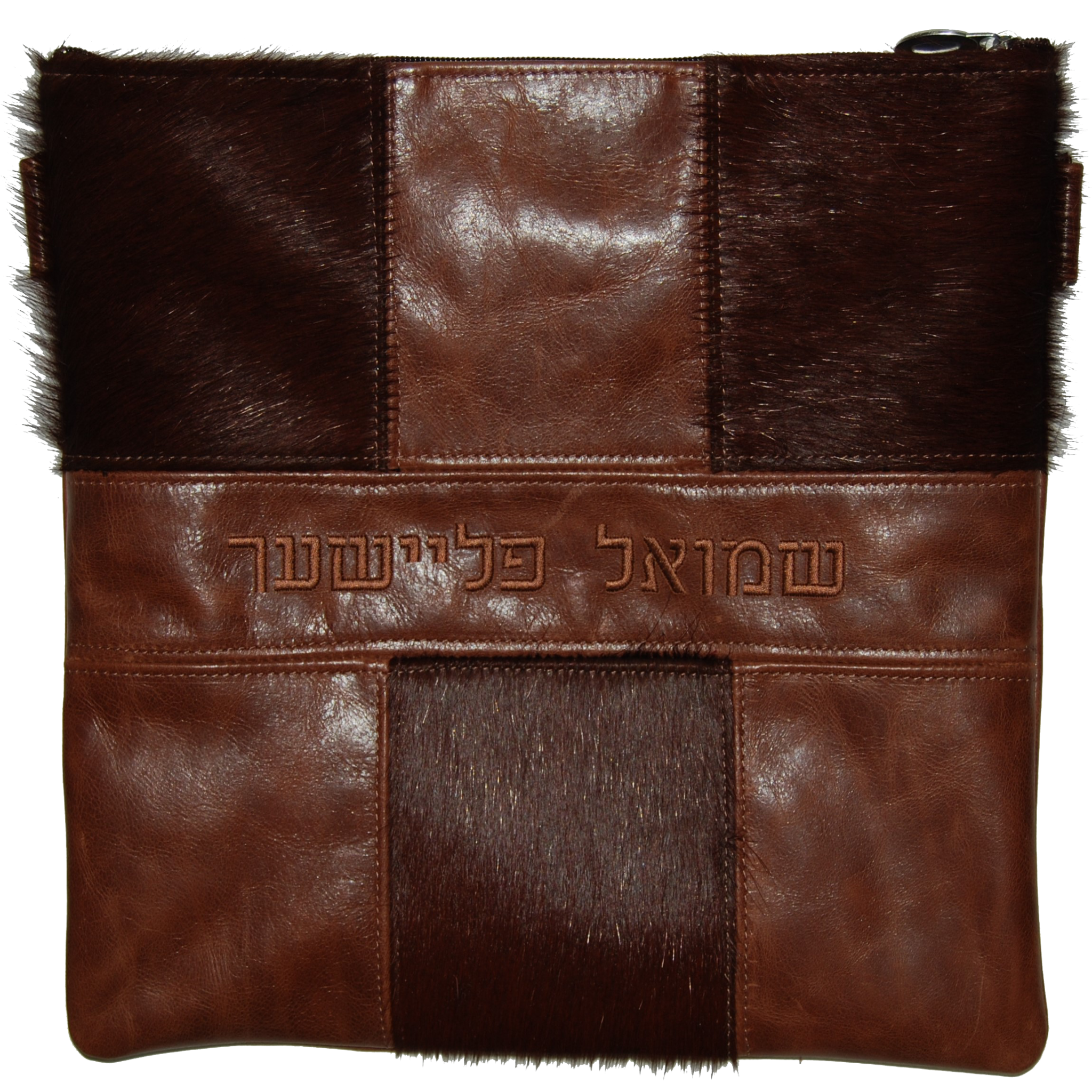 Square & Rectangle Color block with Hair on Hide