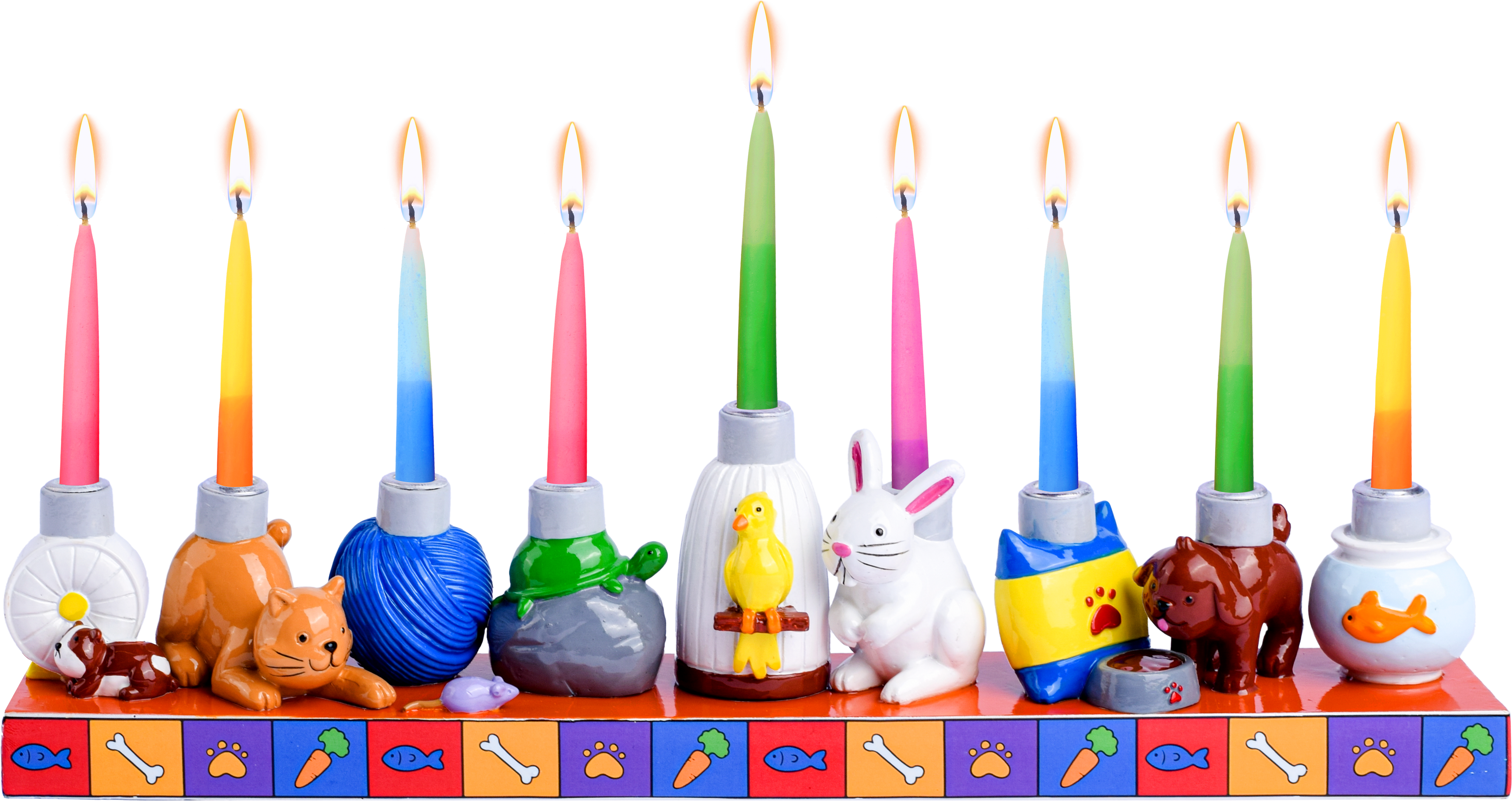 Resin Menorah - Pets