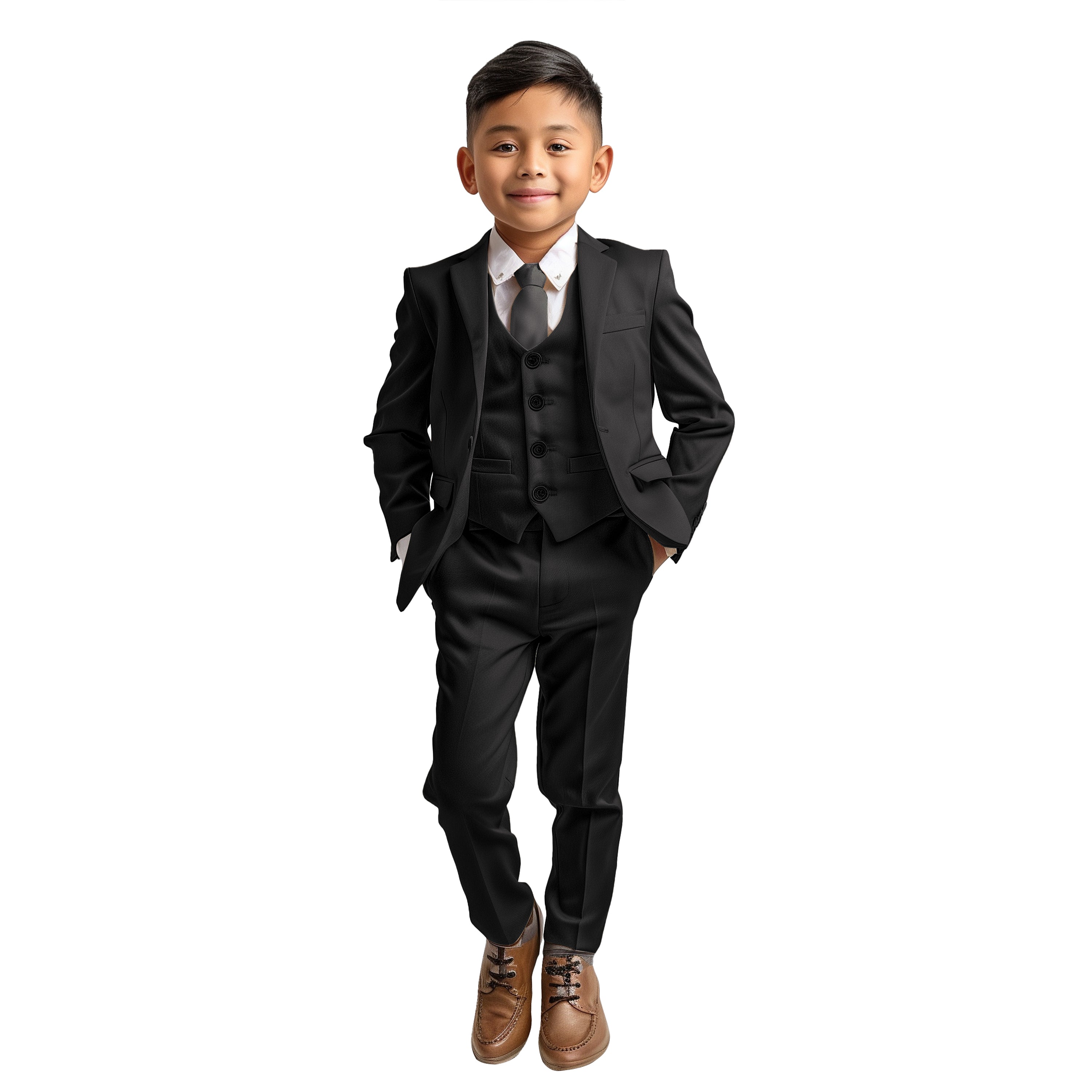 Solid Boys Suit Separates By Zegarie