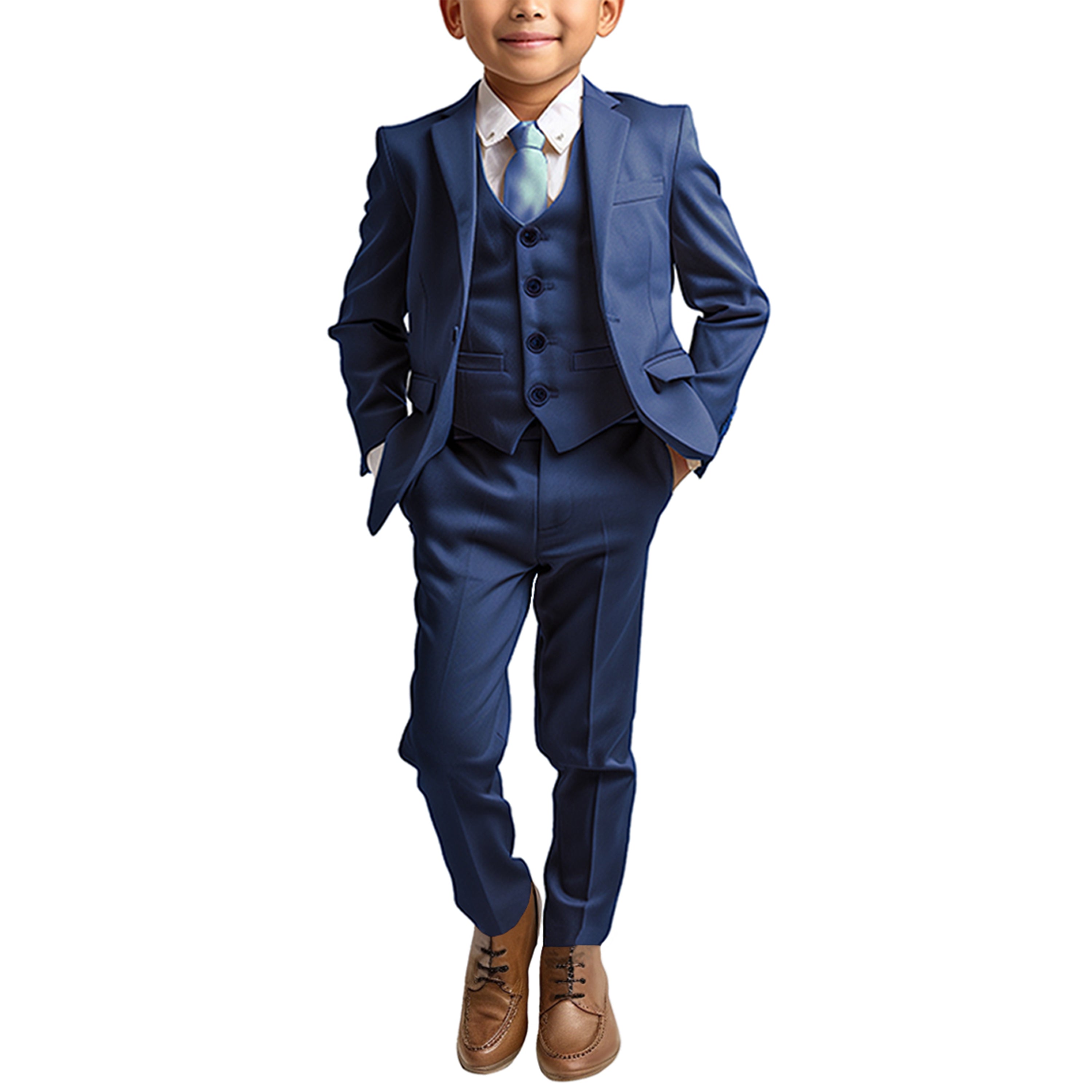 Solid Boys Suit Separates By Zegarie