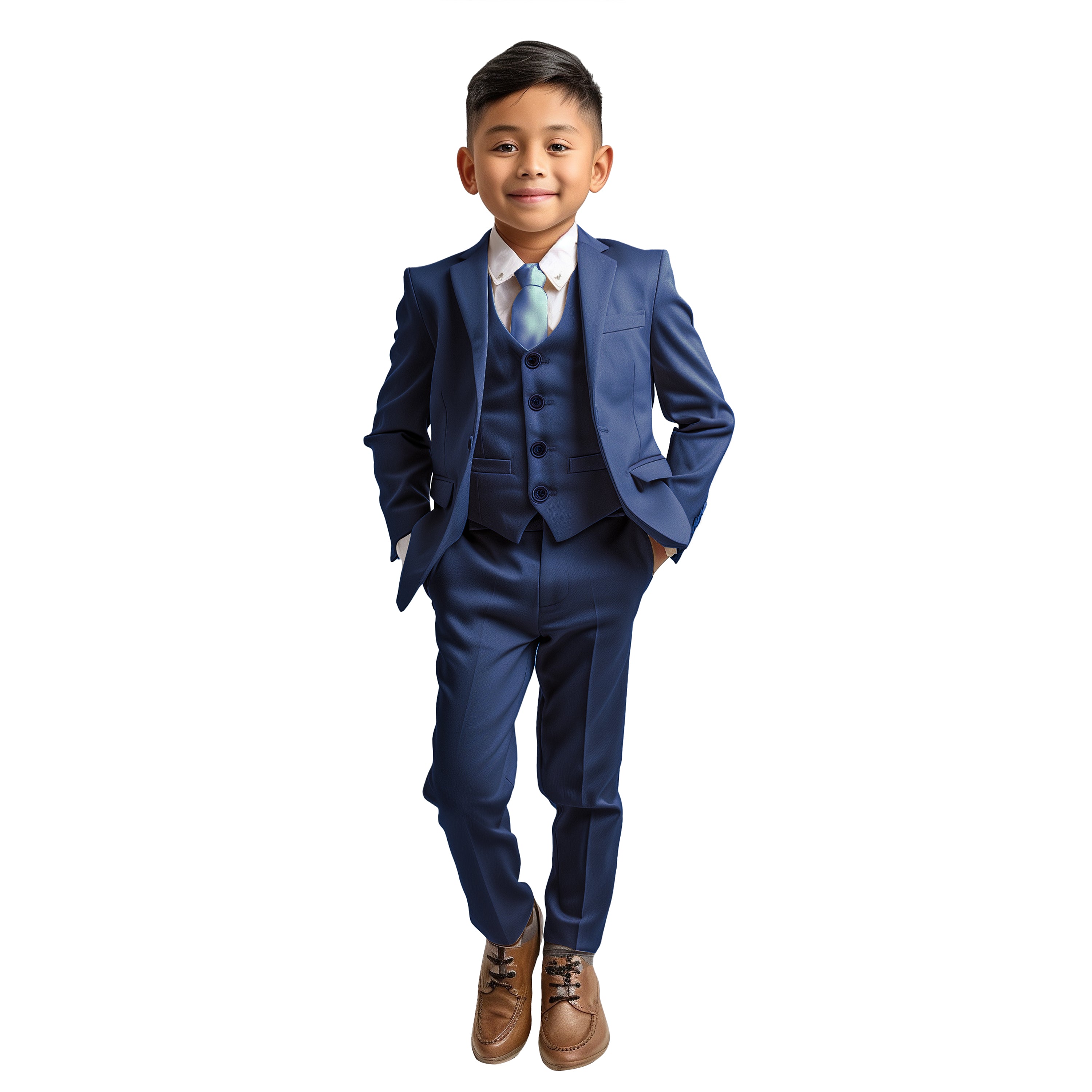 Solid Boys Suit Separates By Zegarie