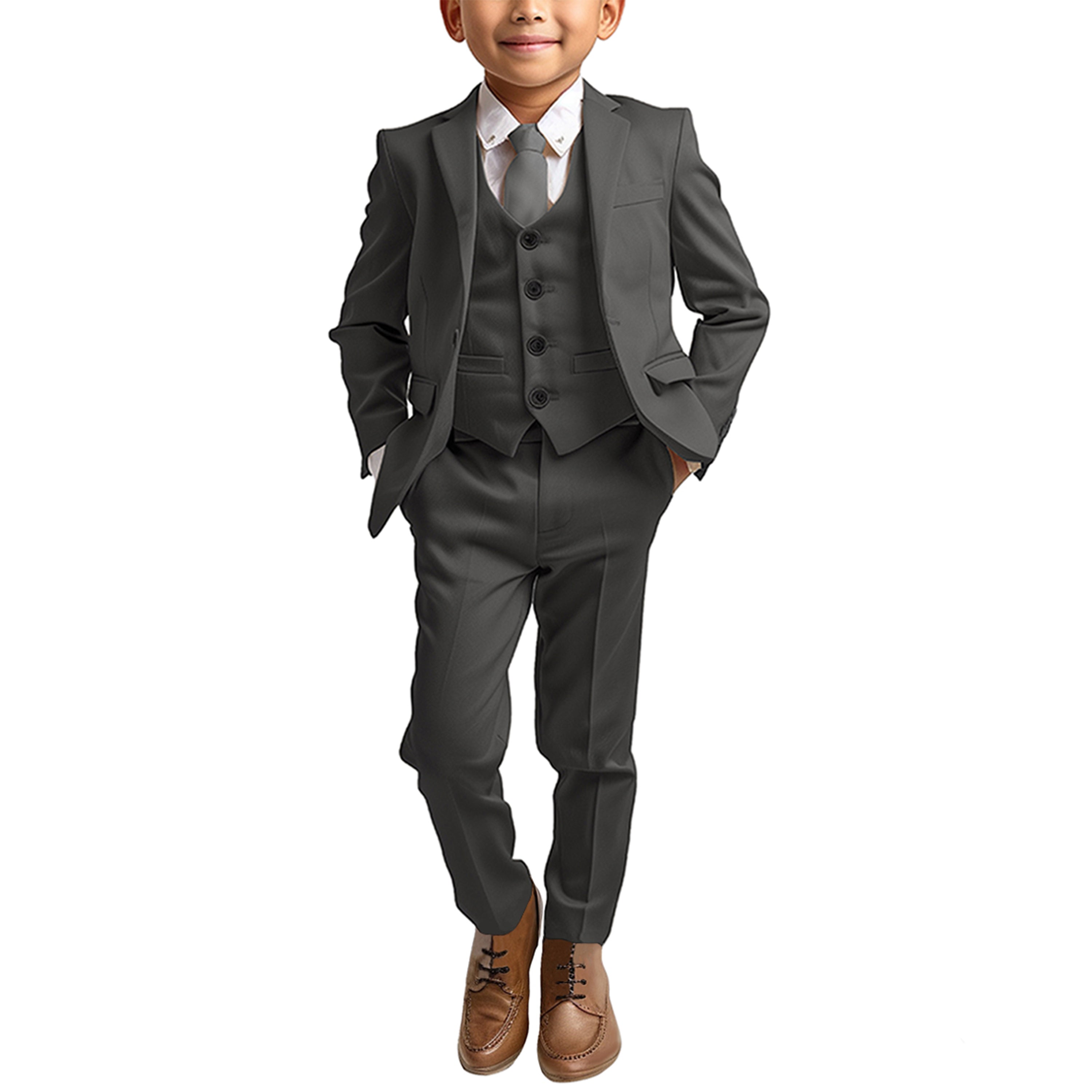 Solid Boys Suit Separates By Zegarie