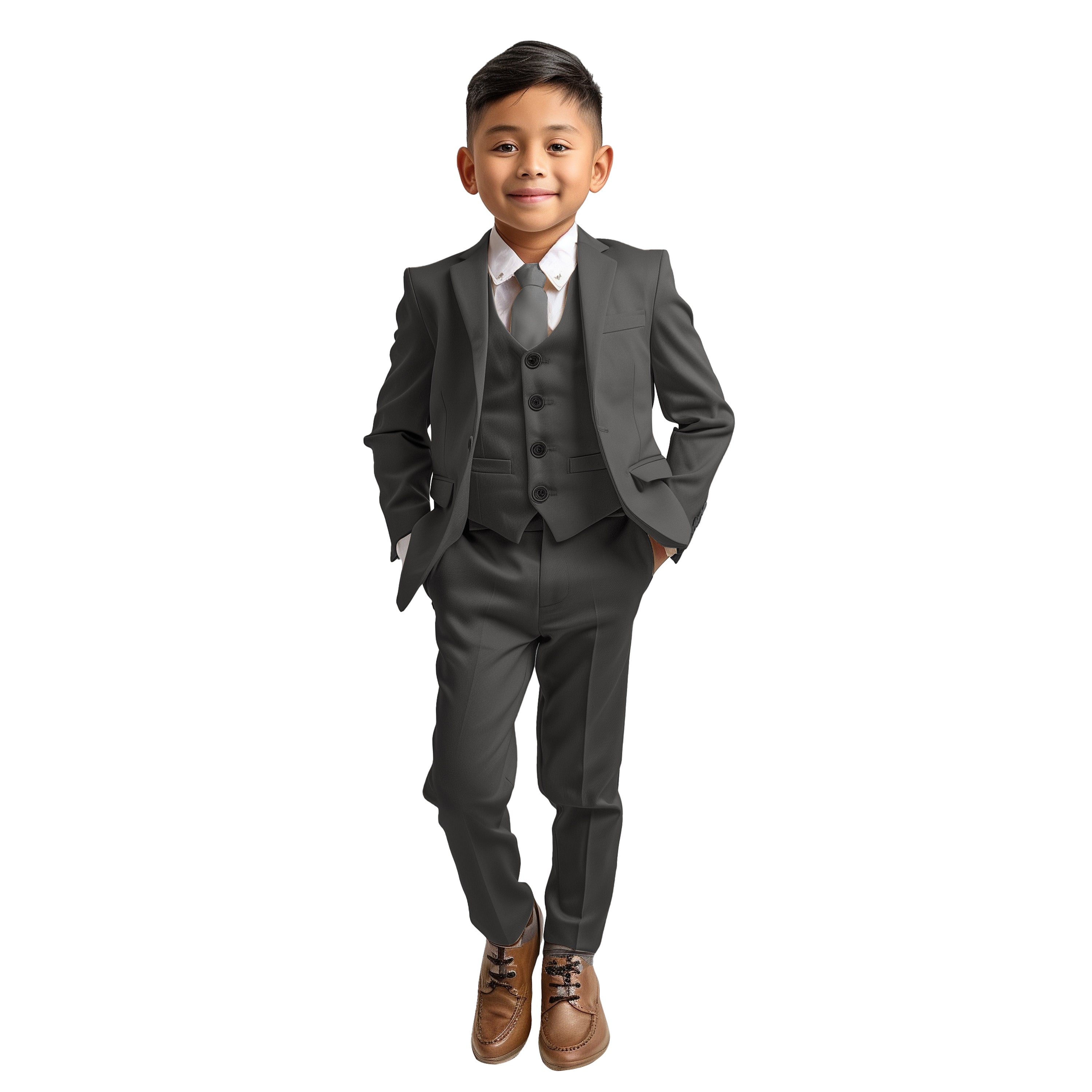 Solid Boys Suit Separates By Zegarie