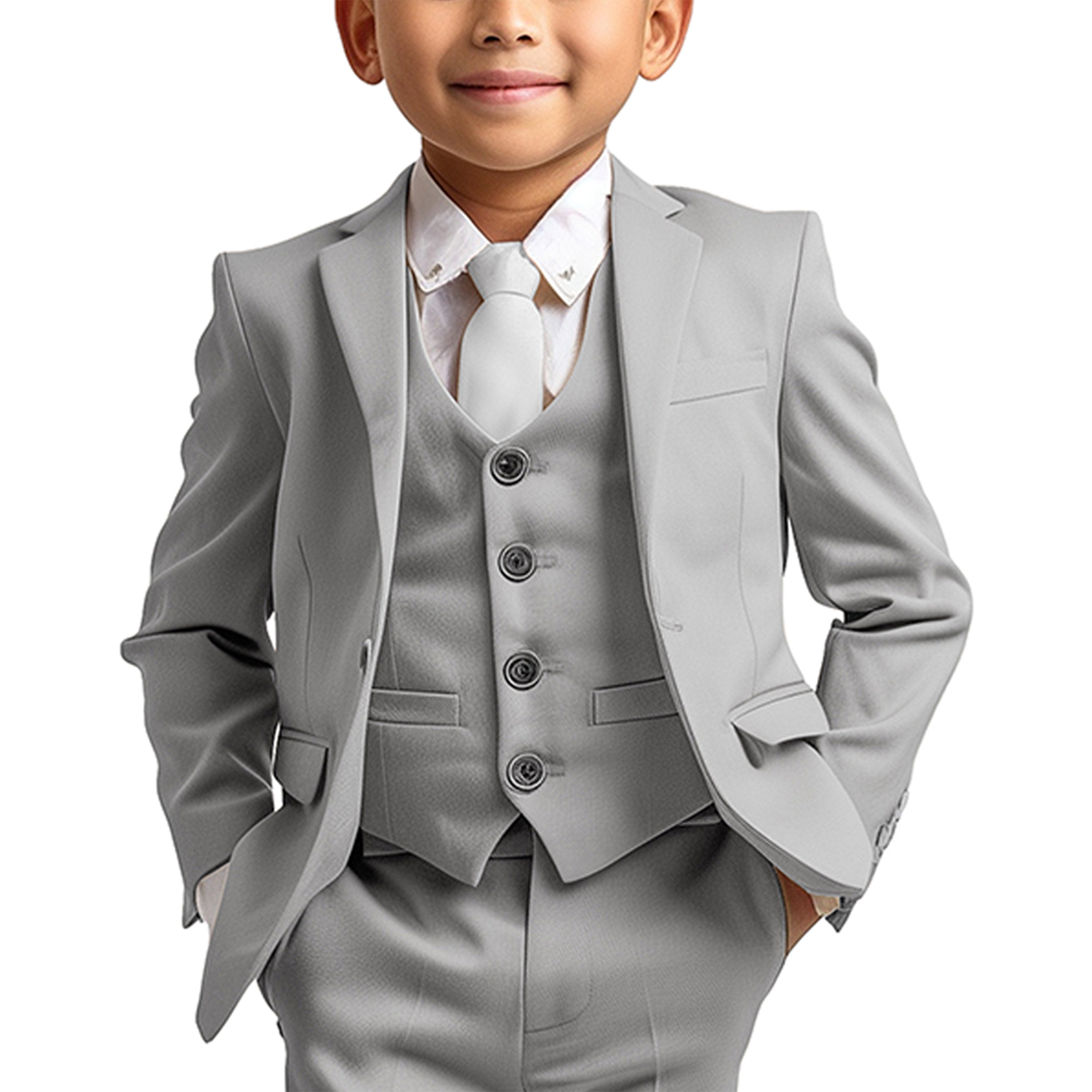 Solid Boys Suit Separates By Zegarie