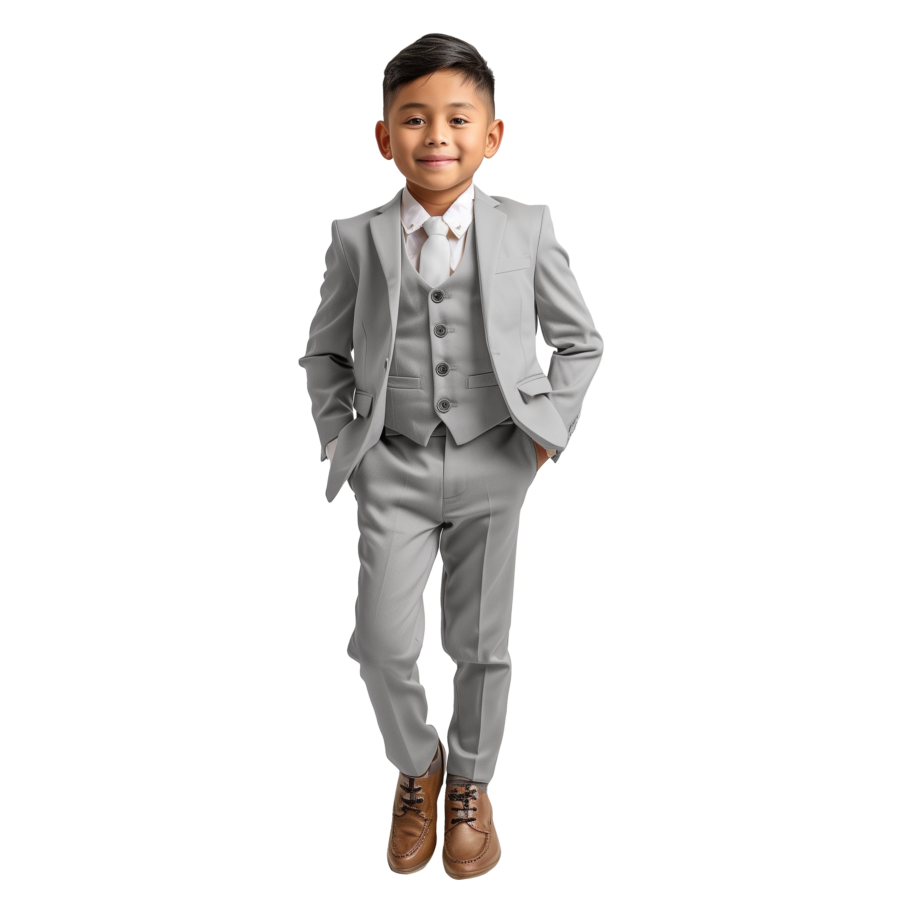 Solid Boys Suit Separates By Zegarie