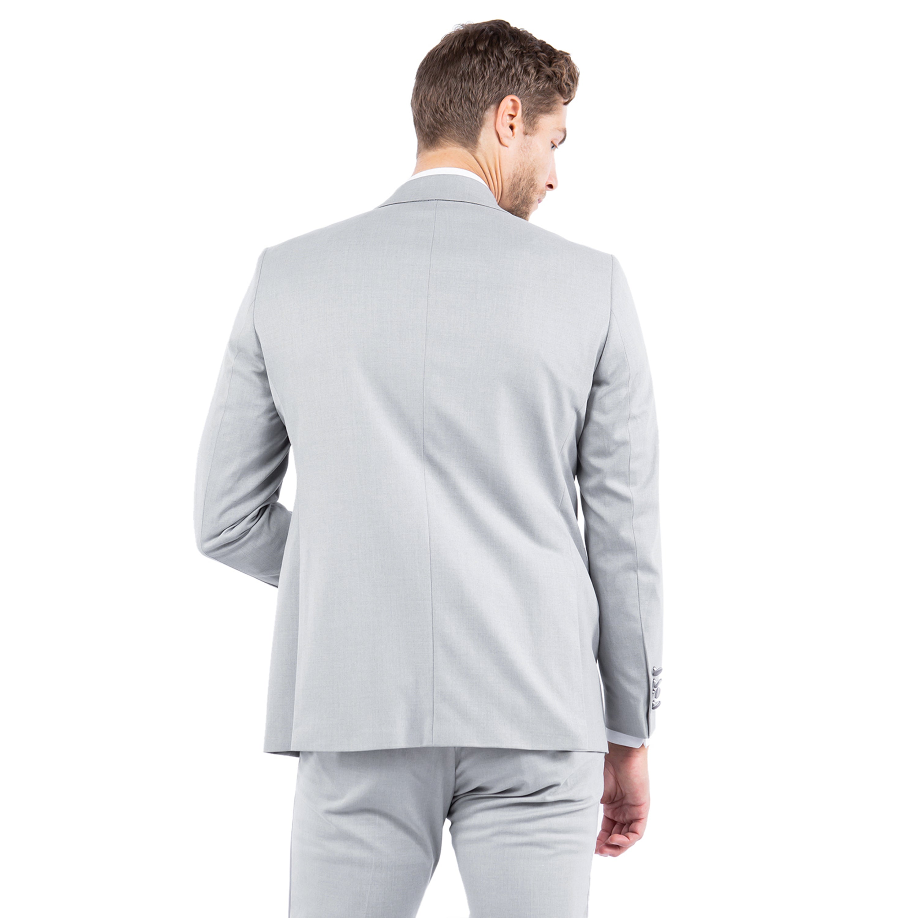 Men's Tailored-Fit Suits Separates Tuxedo Jacket w/ Notch Lapel