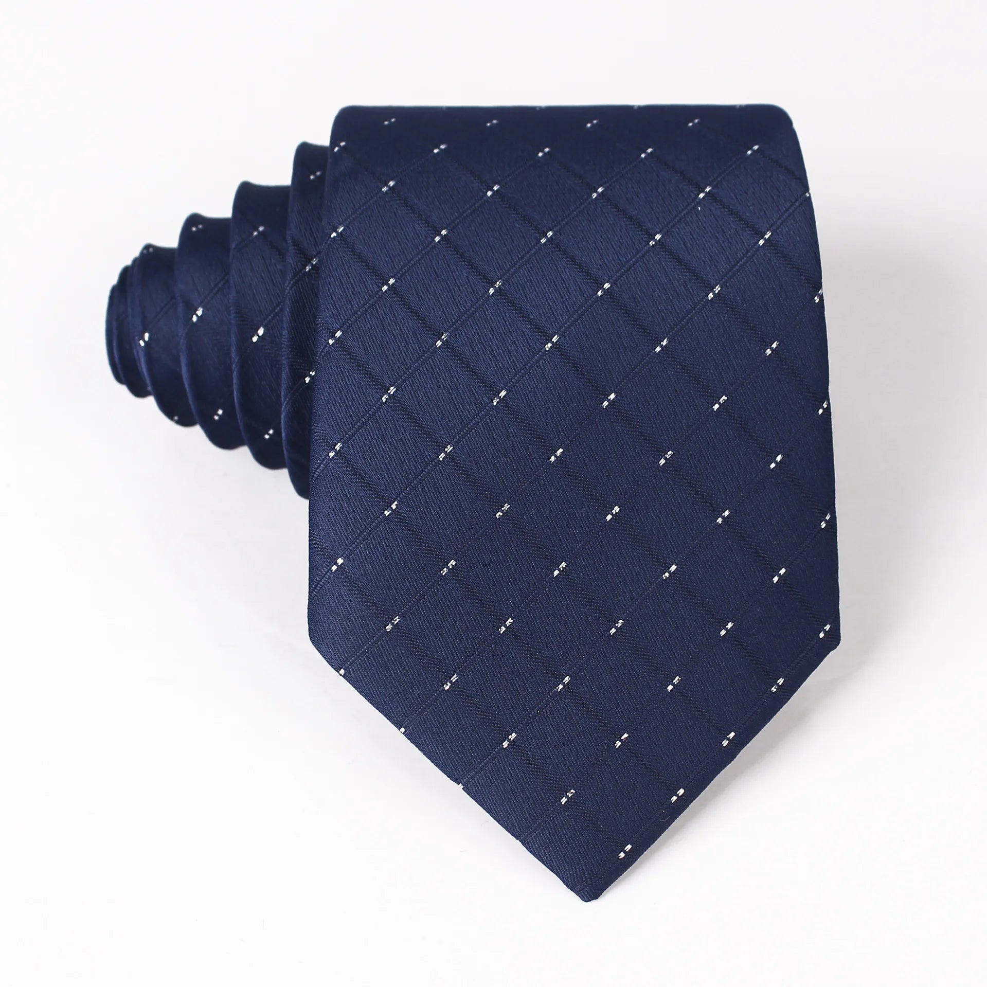 Navy with sparkle dots tie 8cm