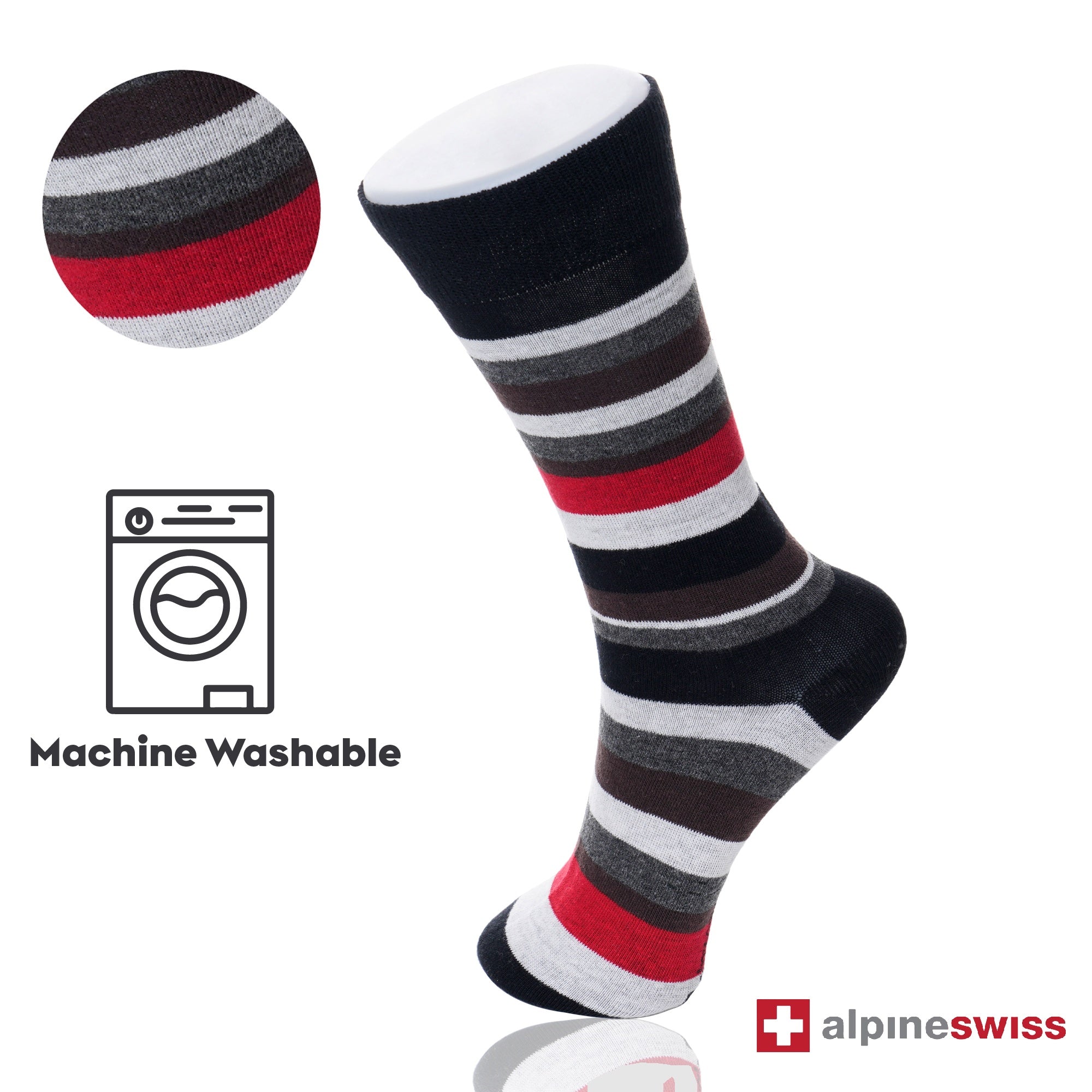Alpine Swiss Mens Dress Sock Variety - Simcha Couture