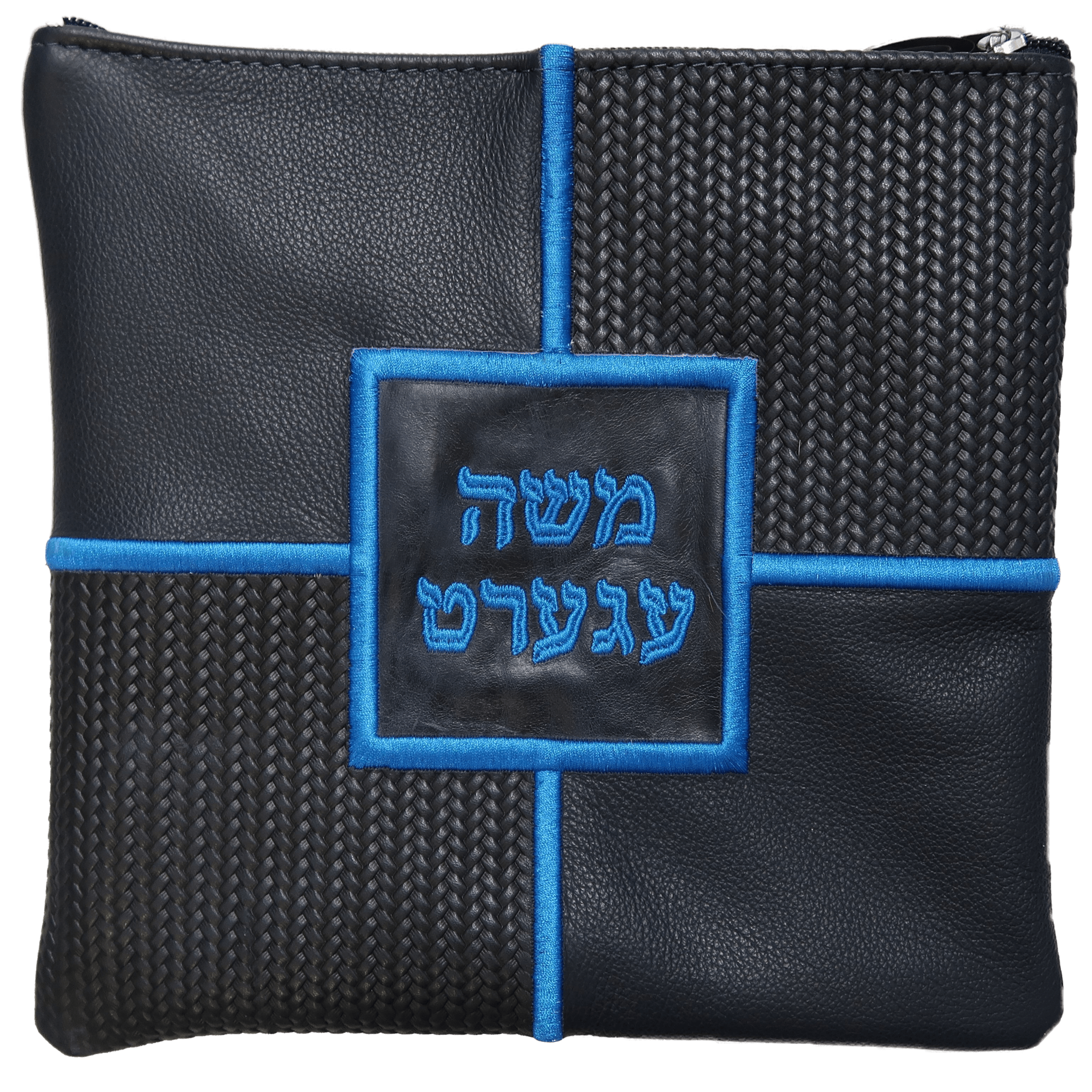 Colorblock square leather Tallis and Tefillin bag design