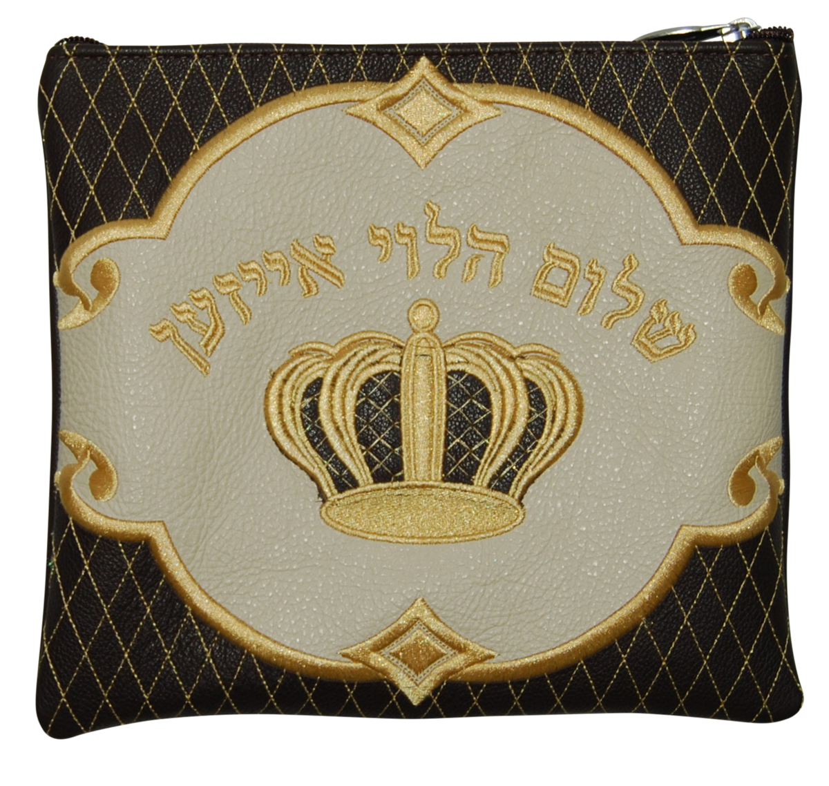 Tefilin bag with crown design