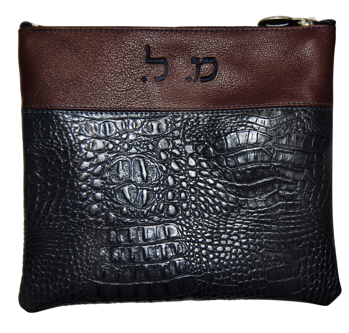 Exotic Croc Leather Tallis & Tefillin Bag